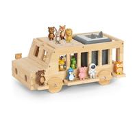 Todeco Étagère Magnétique à Poser, pour Tonies et Toniebox, Bus 3D