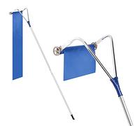Todeco Râteau de Toit à Neige pour déneigement, Pelle à Neige pour Toit | Réglable Extendable 170-650cm, Tissu Oxford 450*42cm, léger, pour Enlever Efficacement La Neige