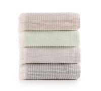 Todocama - Couverture en Coton Extra Douce avec Motif Gaufre, Couvre-lit Multifonction Four Seasons pour canapé, lit, Housse décorative et Couverture écharpe (Gris Clair, 180x260cm).
