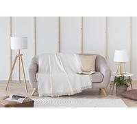 Todocama - Couvre-lit Classique Multifonction fabriqué en Espagne (230 x 260 cm, Crème)