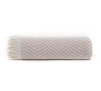 Todocama Couvre-lit Multifonction fabriqué en Espagne, à Chevrons (230 x 260 cm, Beige Sable)