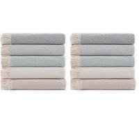 Todocama Couvre-lit Multifonction uni fabriqué en Espagne, 125 x 180 cm, crème. (Lot de 2)