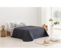 Todocama Etoile - Couvre-lit boutis Fin avec Motif étoiles, pour Printemps, été, Automne et Hiver. 100% Microfibre Extra Douce - Housse de lit Multifonction pour lit de 80/90-180 x 260 cm - Gris
