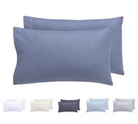 Todocama Lot de 2 taies d'oreiller hypoallergéniques en Microfibre Extra Douce