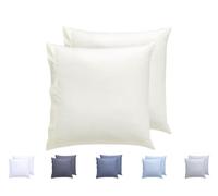 Todocama Lot de 2 taies d'oreiller hypoallergéniques en Microfibre Extra Douce