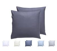 Todocama Lot de 2 taies d'oreiller hypoallergéniques en Microfibre Extra Douce