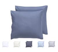 Todocama Lot de 2 taies d'oreiller hypoallergéniques en Microfibre Extra Douce