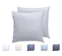 Todocama Lot de 2 taies d'oreiller hypoallergéniques en Microfibre Extra Douce