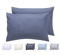 Todocama Lot de 2 taies d'oreiller hypoallergéniques en Microfibre Extra Douce