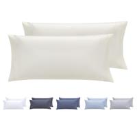 Todocama Lot de 2 taies d'oreiller hypoallergéniques en Microfibre Extra Douce