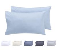 Todocama Lot de 2 taies d'oreiller hypoallergéniques en Microfibre Extra Douce