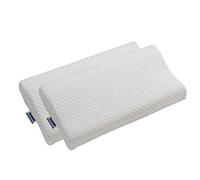 Todocama Oreiller viscoélastique Cervical avec Design Ergonomique thérapeutique, 67 x 35 x 13 cm, 2