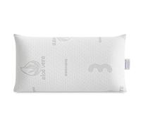 Todocama Oreiller viscoélastique en aloès Vera, Noyau Compact viscoélastique pour Le col et Le Cou, fermeté Moyenne-élevée, Double Fermeture éclair (70 cm).