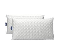 Todocama Oreiller viscoélastique viscoélastique avec flocons 100 % viscoélastiques. Tissu Strech Viscogel. Fermeté moyenne. (Toutes les tailles disponibles). Lot de 2 x 75 cm.