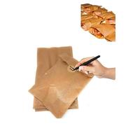 TODOKRAFT Lot de Sacs Papier Kraft Alimentaire - Sachet Kraft pour Sandwich, Boulangerie, Pâtisserie - Emballage Écologique avec Fermeture Adhésive - 14 x 6 x 27 cm - Usage Professionnel et Domestique