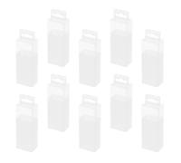 Tofficu 10 Pièces Boîte de Rangement Extensible en Plastique pour Embouts et Forets de Remplacement Compartiments Internes et Couvercle Transparent, pour Boîtes à Outils Mobiles en