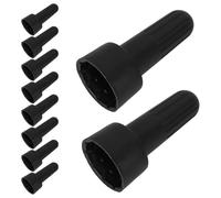 Tofficu 10 Pièces Outil de Retrait D'ampoule E26 en Plastique Noir Poignée Ergonomique, pour Réparation de Luminaires et Démontage Facile des Bagues de Douille