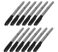 Tofficu 100 Pièces Marqueur Permanent à Séchage Rapide Rechargeable | Plastique, Écriture et Marquage Multi Surfaces, Design Portable, Noir, Usage Bureau et Atelier