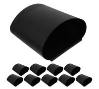 Tofficu 10pcs Petits Paniers Suspendus en Plastique Noir, Portables et Robustes, Porte-gobelet, pour Rangement en Salon de Beauté ou Salle de Classe