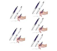 Tofficu 10pièces Stylos à Bille Lumineux avec Lampe De Poche Et Stylet Capacitif pour Écrans Tactiles Pratique Et Polyvalent