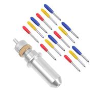 Tofficu 1ensemble Cutter à Lettres Tungstène De Lames Réglables pour Découpe Précise sur Film Autocollant Brillant Et Matériaux De Tampon