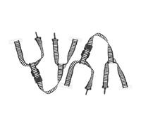 Tofficu 2 Pièces Sangle de Casque de Chantier Jugulaire, Fixation Quatre