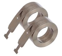 Tofficu 2 Rouleaux Accessoires de Fenêtre Ressort à Tension en Acier Inoxydable, Clip Plat pour Réparation Facile et Installation Rapide Maison et Espaces Restreints