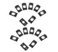 Tofficu 20 Pièces Limiteur D'ouverture de Fenêtre Bruit en Acier Inoxydable Sécurité Renforcée pour Cadres de Fenêtres, pour Bureaux et Autres Lieux