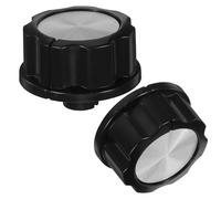 Tofficu 2pièces Boutons De Minuterie Ronds Pour Cuisinière Électronique Friteuse à Air Chaud Four Et Autocuiseur De Rechange