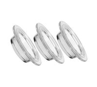 Tofficu 3 Pièces Plat de Remplacement pour Chauffe-Cire Rond en Verre | Forme Chapeau de Paille, Usage, Installation Rapide, Nettoyage Facile, Réutilisable