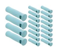 Tofficu 30 Pièces Manchon Extrémité de Manche de Balai en Plastique Vert, Bonnet de Balai Connexion Sécurisée et Durabilité Améliorée pour Nettoyage Familial et Salles de Bains