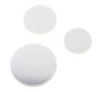 Tofficu 300 Pièces Films de Protection Transparents Ronds en Plastique pour Badges, Film Clair Facile à Appliquer, pour Bricolage et Fabrication de Badges DIY
