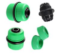 Tofficu 3pcs Raccord de Tuyau D'arrosage en Abs Noir Réparateur de Tuyau pour Jardinage et Arrosage Prolongateur et Réparation de Fuites