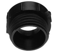 Tofficu Adaptateur IBC Léger et Compact 60 Mm Filetage Fin vers Filetage Grossier, Raccord pour Réservoir d'eau, Plastique Résistant aux Acides Raccord de Vidange pour Tuyau D'arrosage
