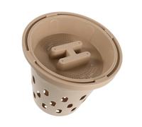 Tofficu Bac à Compost en Plastique Beige pour Jardin Extérieur, Composteur pour Déchets Alimentaires Ménagers et Matière Organique, Habitat Sain Terre