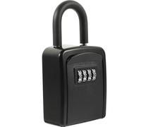 Tofficu Boîte à Clés Sécurisée en ABS et Acier Noir à Code 4 Chiffres | Usage Professionnel et Entrée D’urgence, Étanche et Bien Scellée, Code Réinitialisable