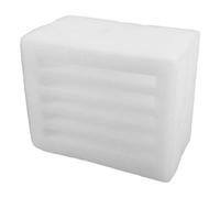 Tofficu Boîte de Rangement pour Bureau à Domicile Organiseur de Fournitures de Bureau Boîte de Rangement pour Tablette et Téléphone Portable Mousse Epe 5 Compartiments Blanc 27x21,5x16cm