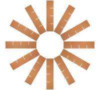 Tofficu Boîte Emballage Multi-compartiments en et pour Stable Structure Séparateurs Carton Marron 24pcs en Papier de Expédition de Verre et Vaisselle