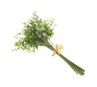 Tofficu Bouquet D’Eucalyptus Artificiel en Plastique, Look Élégant pour | Léger et Facile à Ranger, Aspect sans Poudre ni Décoloration, pour Vases et Arches
