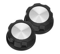 Tofficu Bouton De Commutation Pour Four Autocuiseur Et Friteuse à Air Lot De 2 Minuterie Rotative En Acier Inoxydable Bouton De Contrôle Pour Barbecue Cuisson Four Camping La Cuisine