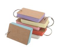 Tofficu Cartes de Mots en Papier Blanc avec Surface D'écriture Respectueuse des Yeux, 6 Pièces pour Activités en omicile