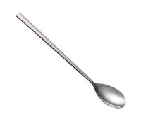 Tofficu Cuillère à Boulettes de Viande et Trous Ovales Antiadhésifs en Acier Inoxydable Long Manche Ustensile Cuisine Pratique pour Préparer Facilement Cuisine