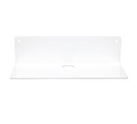 Tofficu Étagère de Rangement Murale Présentoir Mural Peu Encombrant Support en Acrylique Blanc pour Haut-Parleur et Réveil pour Chambre et Bureau