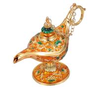 Tofficu Lampe Décorative Ornement Charmant Vintage en Alliage de Zinc Orange Résistance à l'usure la Casse pour Étagère ou Scène