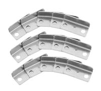Tofficu Lot De 20 Plaques Gâche Métallique En l Pour Serrure De Tiroir, Équerres En Acier Inoxydable, Protection Loquet Tiroir Pour Meubles, Usage Maison Et Bureau