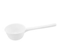 Tofficu Louche à Bec Verseur avec Grosse Capacité et Manche Long en Pp Blanc, Accessoire la Cuisine pour Usage Jardin et Maison, Cuillère de Service Pratique et Solide