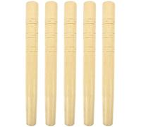 Tofficu Manches en Bois Dur pour Pelle et Faucille, 5 Pièces Légères et Faciles à Remplacer, Poignées de Rechange pour Outils de Jardinage en Bois Naturel