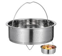 Tofficu Panier Vapeur En Acier Inoxydable 22.00 Cm Support De Cuisson À La Vapeur Pour Légumes Riz Raviolis Et Poisson Grille Égouttable Multi-Usages Pour Marmite Léger Et Compact