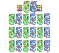 Tofficu Paquet en Papier Kraft pour Bonbons Motifs Délicats de Ballons de Sport, Résistants et Inodores, pour Fêtes D'anniversaire et Occasions Festives
