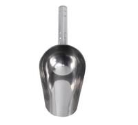 Tofficu Pelle Alimentaire pour Animaux Acier Inoxydable Épais Cuillère Multifonction pour Croquettes et Granulés Manche Ergonomique Finition Polie Moyenne Argentée Style Plusieurs Styles